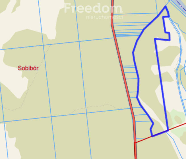 Działka/17 HA/Włodawa/Sobibór/Rzeka Bug