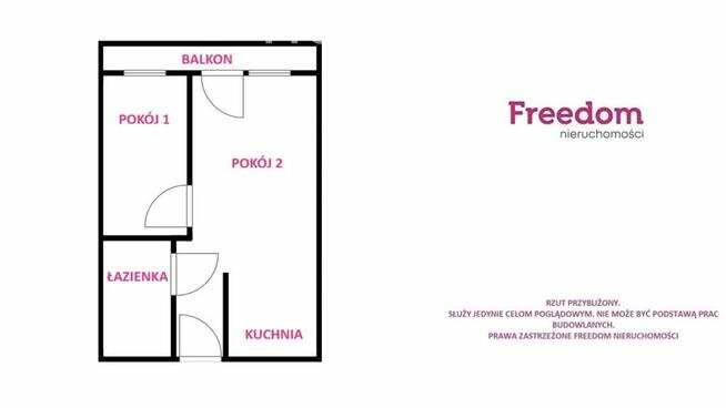 2 pokoje | balkon | 36 m² | Ząbki | parking