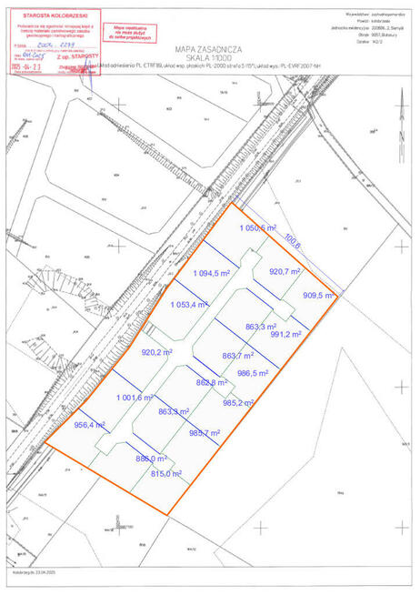 Działka budowlana Białokury gm. Siemyśl