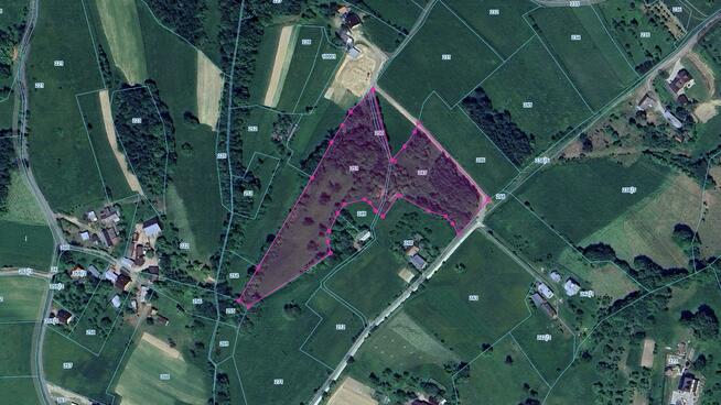 Działka budowlana Łazy Brzyńskie gm. Łącko