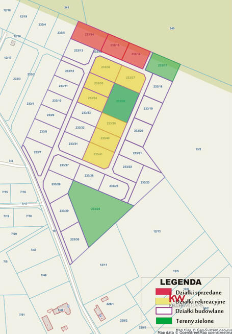 Działka rekreacyjna Jaromierz gm. Gardeja,