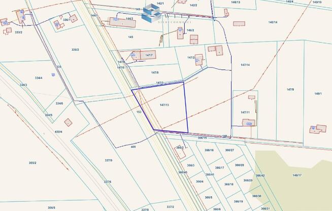 Działka usługowa Burkat gm. Działdowo