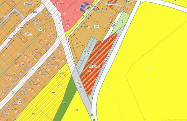 Działka usługowa Uzdowo gm. Działdowo