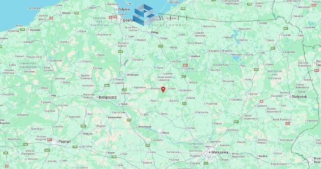 Działka budowlana Bryńsk gm. Lidzbark