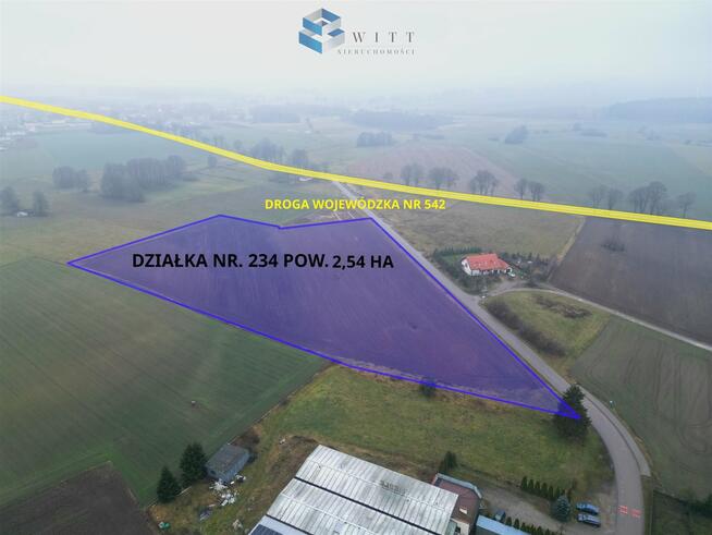 Działka usługowa Filice gm. Działdowo