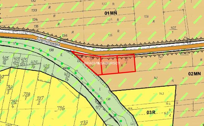 Działka budowlana Kłokoczyn gm. Czernichów