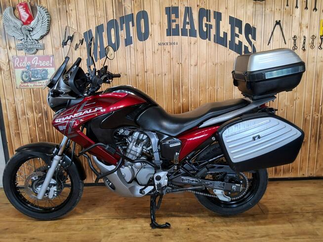 Honda Transalp  #ŁADNA HONDA # raty -kup online, Transalp 700 ABS 3 kufry oryginalne