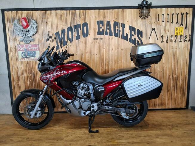 Honda Transalp #ŁADNA HONDA # raty -kup online, Transalp 700 ABS 3 kufry oryginalne