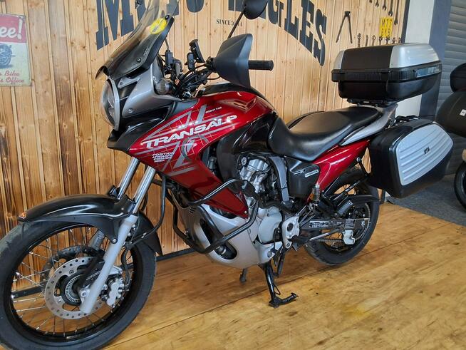 Honda Transalp #ŁADNA HONDA # raty -kup online, Transalp 700 ABS 3 kufry oryginalne