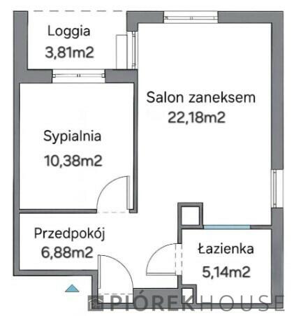2-pokojowe mieszkanie na Woli