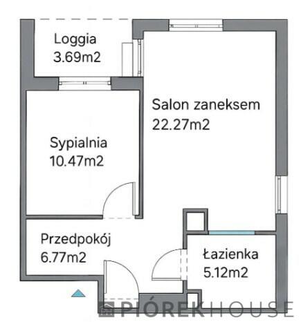 2-pokojowe mieszkanie na Woli