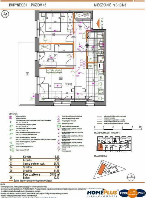 18 km od centrum Warszawy-Marki przy głównej ulicy