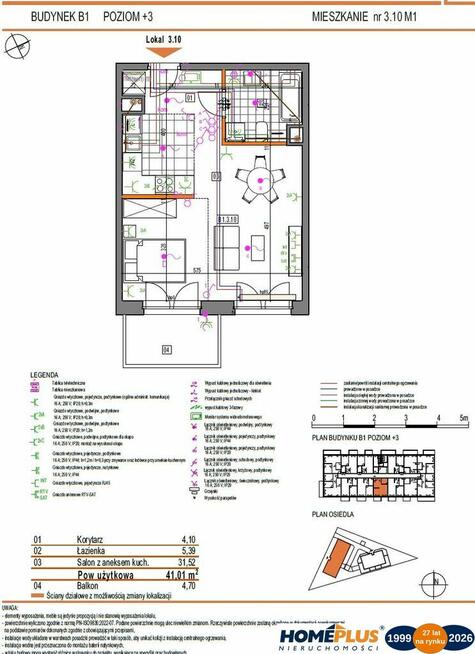 18 km od centrum Warszawy-Marki przy głównej ulicy