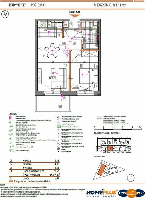 18 km od centrum Warszawy-Marki przy głównej ulicy