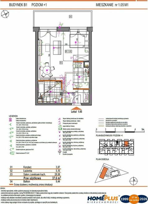 18 km od centrum Warszawy-Marki przy głównej ulicy