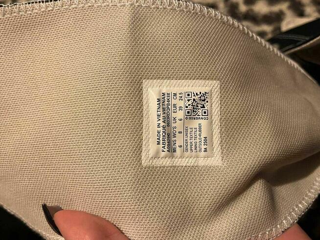 Converse Chuck Taylor — wysokie — NOWE — EUR 39 — unikat