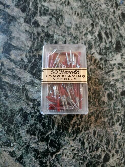 Zabytkowe Igły do Patefonu HEROLD Longplaying Needles 450szt