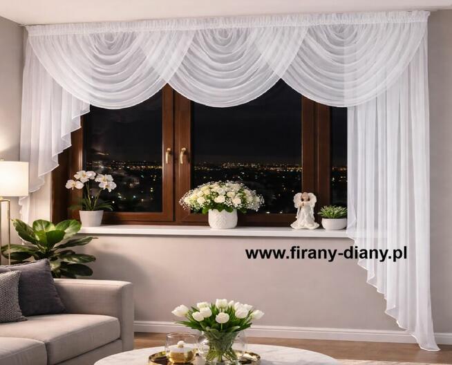 Sklep internetowy z firanami, szycie na wymiar, modne firany
