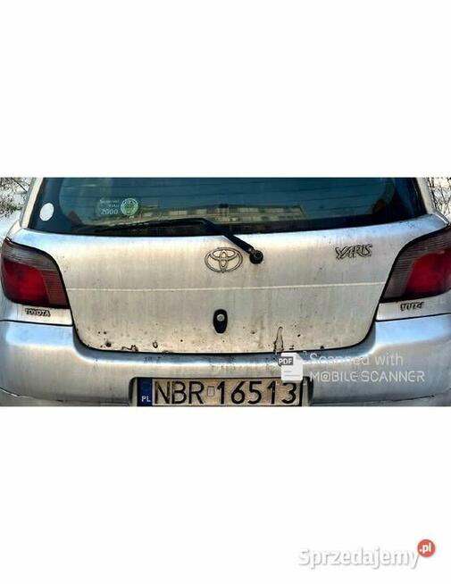 Syndyk sprzeda prawo własności samochodu marki Toyota Yaris