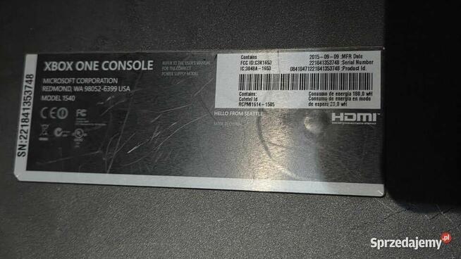 Syndyk sprzeda prawo własności do XBOX ONE