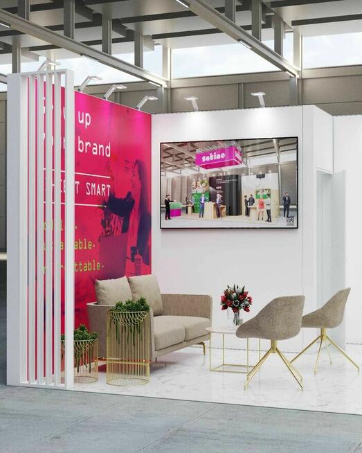 Stoisko Targowe Modułowe wielokrotnego użytku