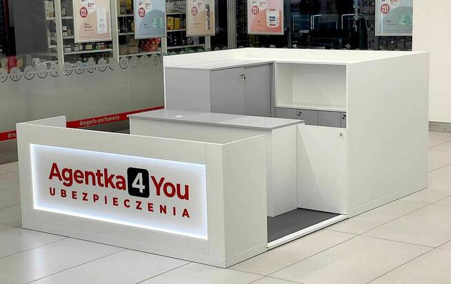 Wyspa handlowa, stoisko biurowe do galerii handlowych - OFFICE