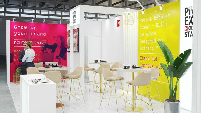 Stoisko Targowe Modułowe wielokrotnego użytku