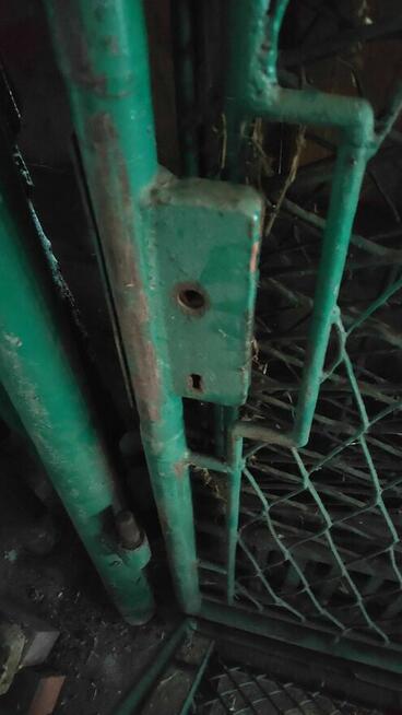 3 furtki, zielone, solidne, stalowe z zasuwami