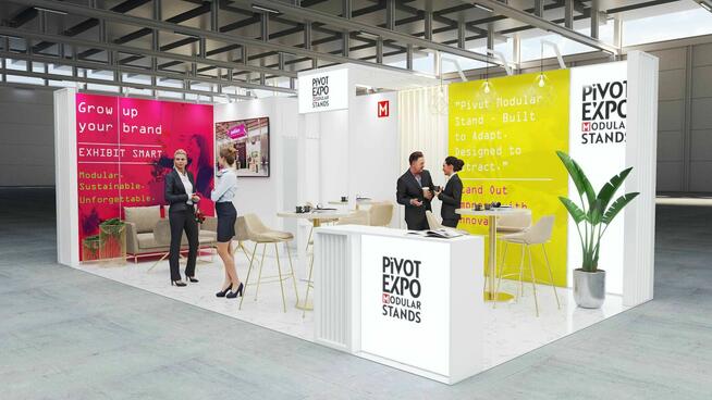 Stoisko Targowe Modułowe wielokrotnego użytku