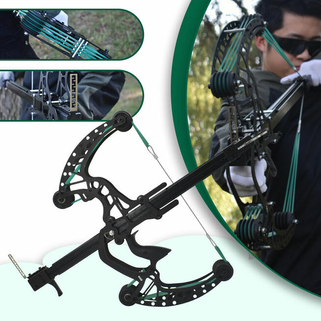 Proca bardzo mocna łukowa bloczkowa nie kusza na kulki