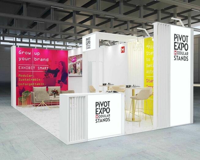 Stoisko Targowe Modułowe wielokrotnego użytku