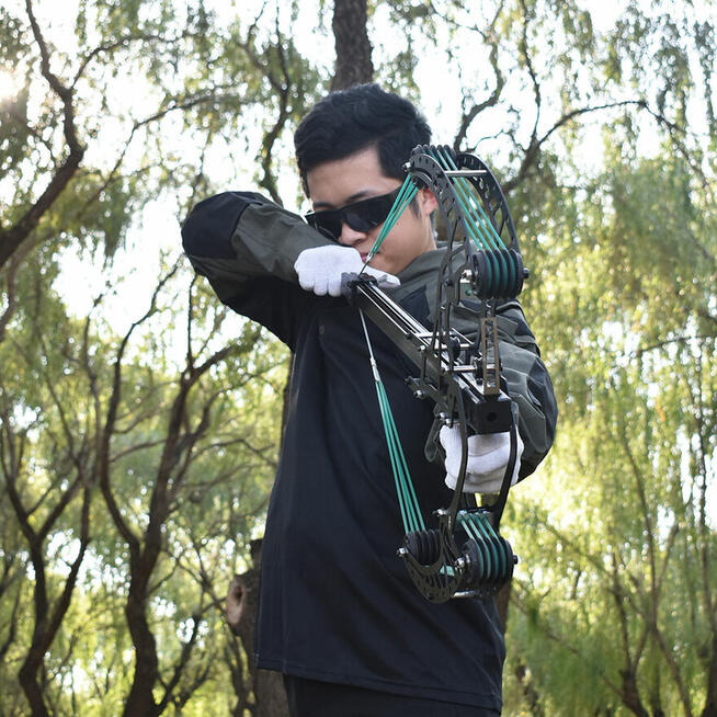 Proca bardzo mocna łukowa bloczkowa nie kusza na kulki