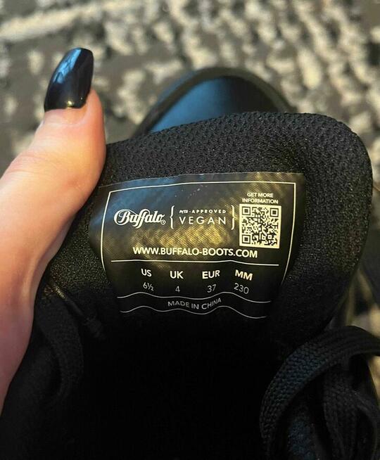 Buty Buffalo — oryginał — rozmiar 37 — świetny stan — VEGAN