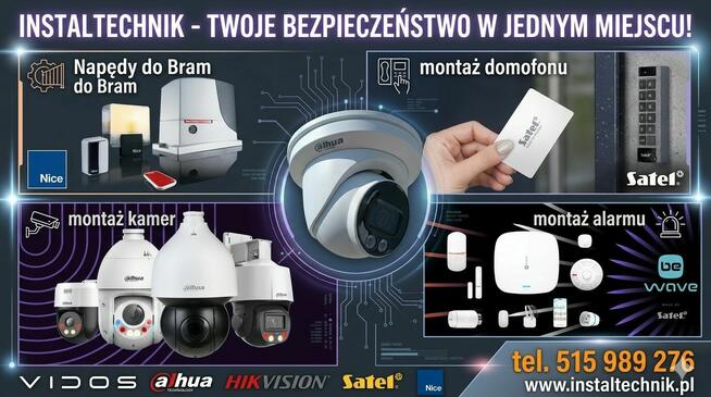 Alarmy Kamery Napędy Bram Domofony