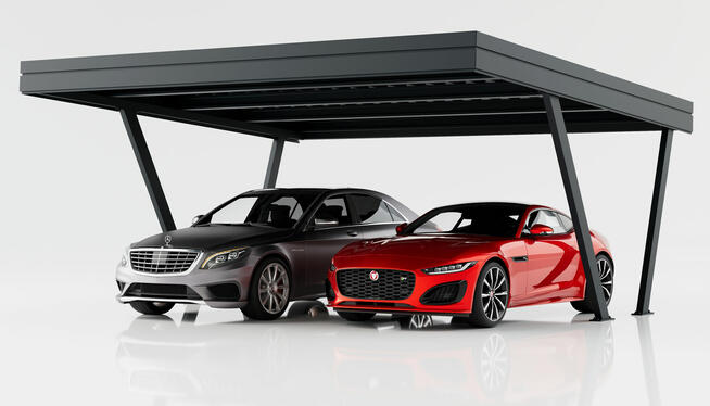 Nowoczesne wiaty samochodowe