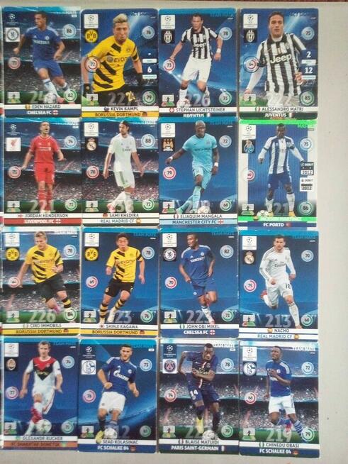 Karty piłkarskie, piłkarze