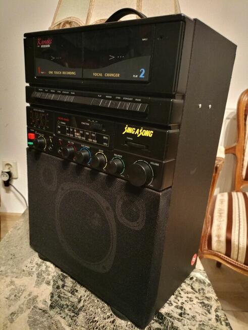 Magnetofon Radio Karaoke Vintage