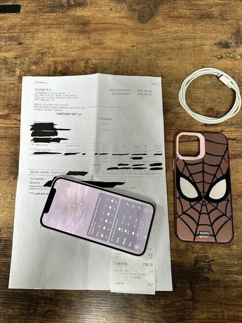 iPhone 12 white biały bardzo dobry stan nowa bateria