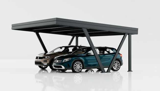 Nowoczesne wiaty samochodowe