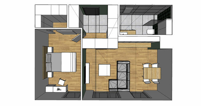 44m2 garaż komórka lokatorska