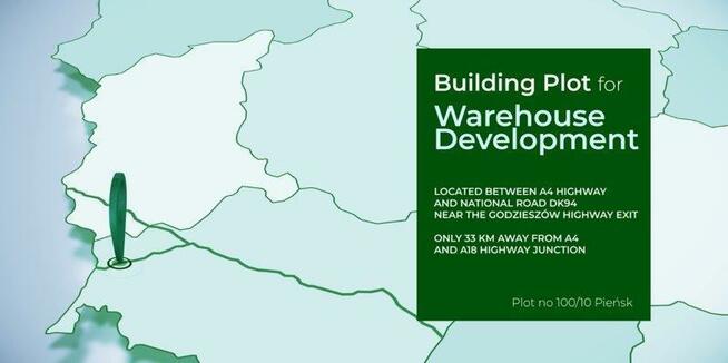 Działka inwestycyjna Strzelno gm. Pieńsk