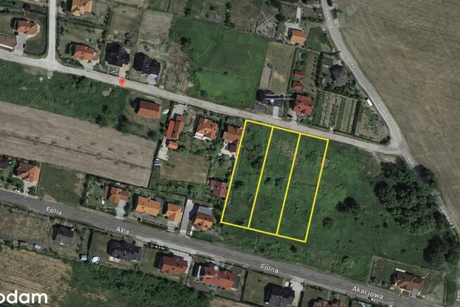 Dobrzykowice Polna działki 1250 m 3 działki