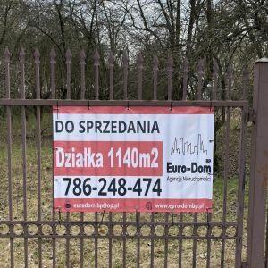 Działka 1140m2 koło Błonia