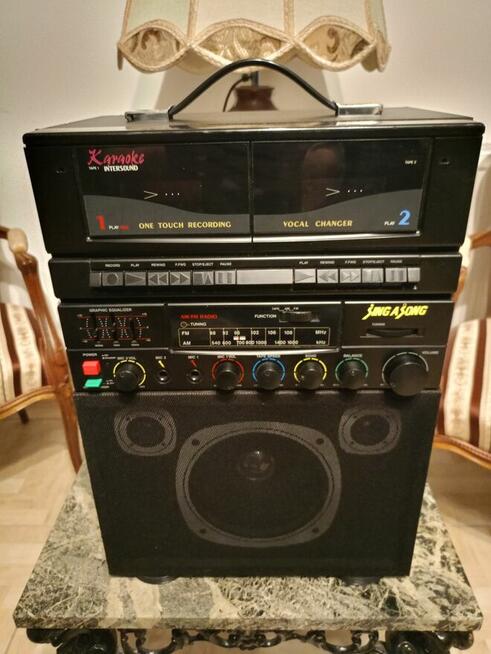 Magnetofon Radio Karaoke Vintage