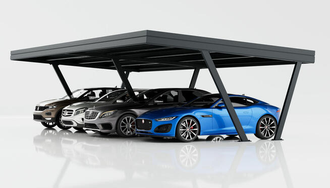 Nowoczesne wiaty samochodowe