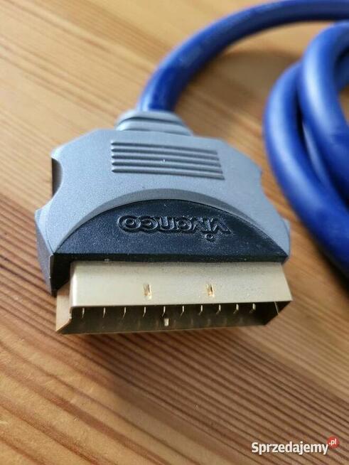 Przewód kabel euro scart vivanco 1,6 metr pozłacane końcówki