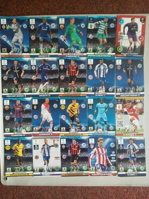 Karty piłkarskie, piłkarze