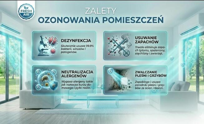 Ozonowanie pomieszczeń