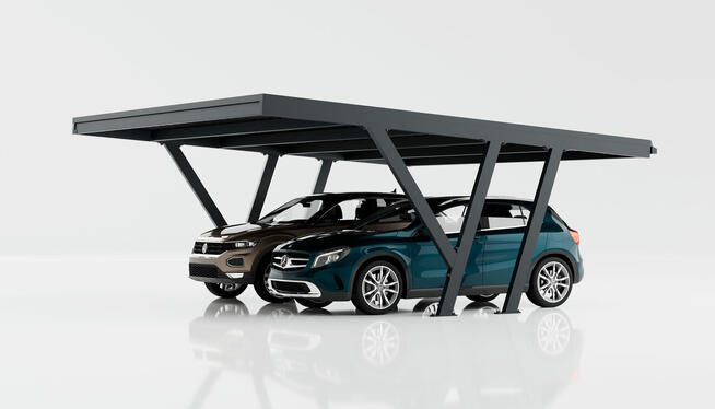 Nowoczesne wiaty samochodowe