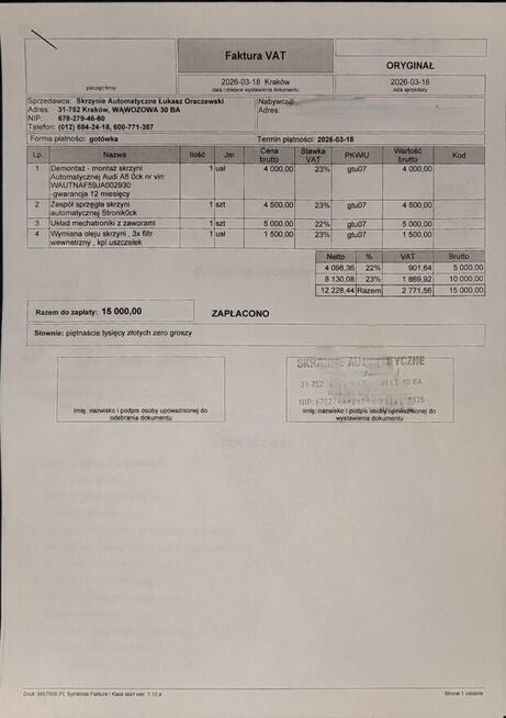 Audi A5 F5 2.0 TFSI|Nowe sprzęgła i mechatronika| Quattro